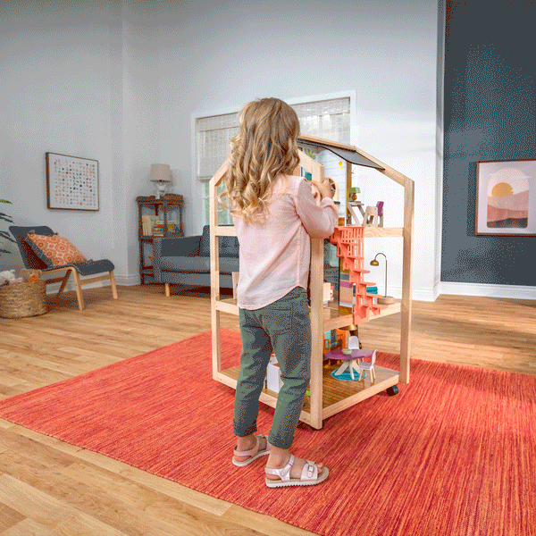 Kidkraft So Stylish Mansion Dollhouse - Boho Naturals