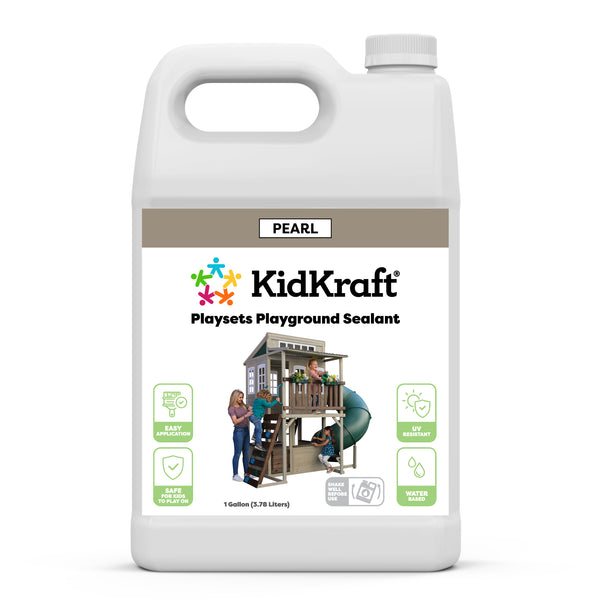 kidkraft Swing Set/Playhouse Stain/Sealant – Pearl (1 Gallon)