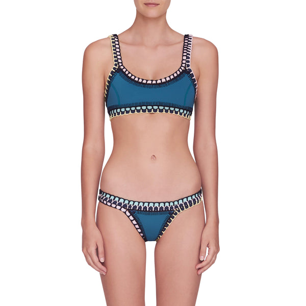 Kiini Flor - Scoop Bikini Top