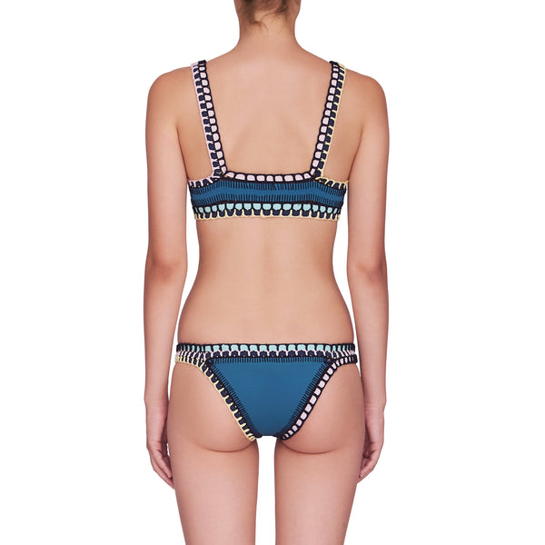 Kiini Flor - Scoop Bikini Top