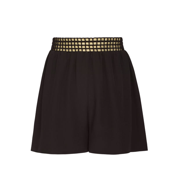 kiini High Waisted Shorts - Black