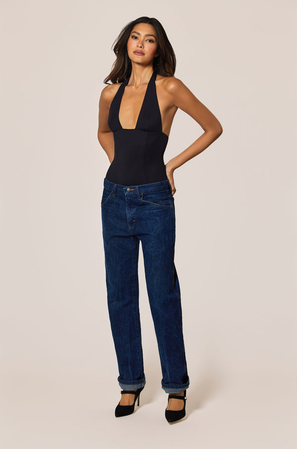 kiki de montparnasse echauffe halter bodysuit black