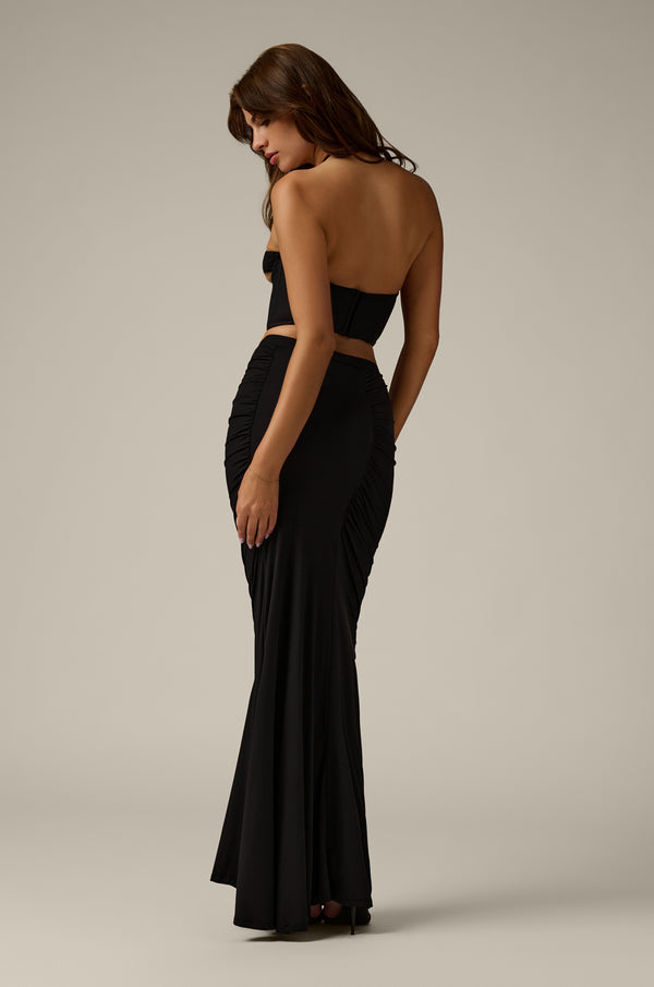 Kiki De Montparnasse Echauffe Tape Longline Bra Black