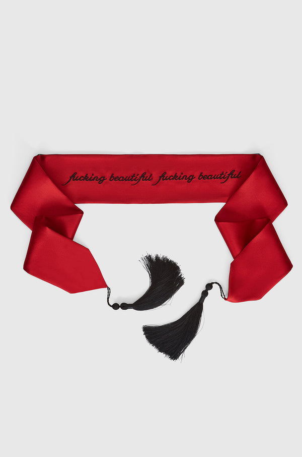 kiki de montparnasse fucking beautiful blindfold red/black