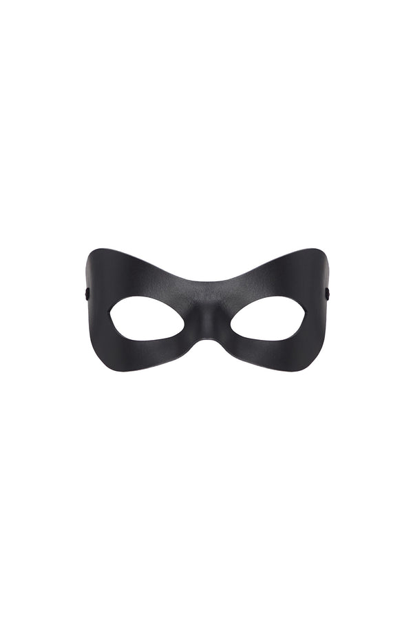 Kiki De Montparnasse Cateye Leather Mask Black