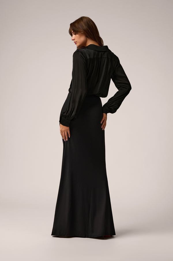 Kiki De Montparnasse Crossover Dress Black