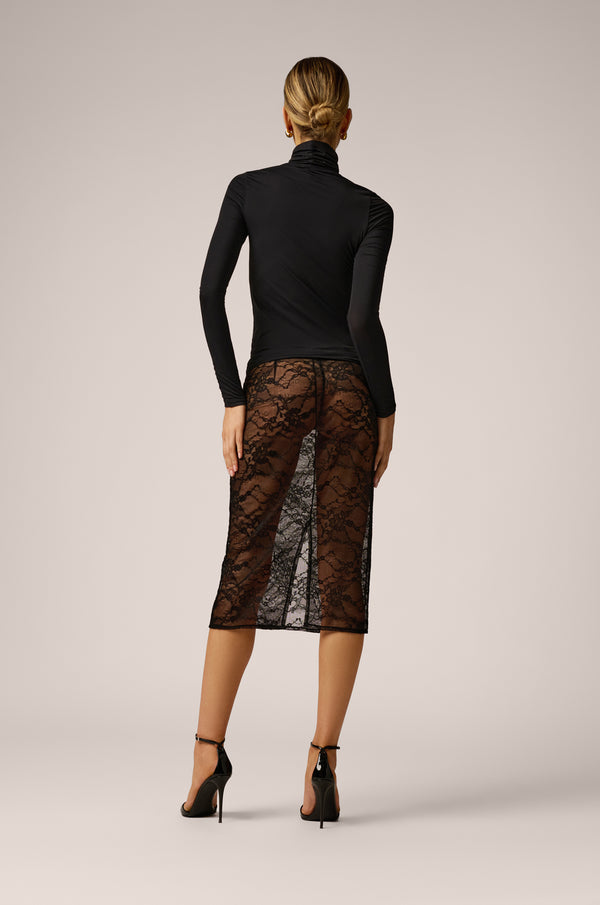 Kiki De Montparnasse Echauffe Turtleneck Black