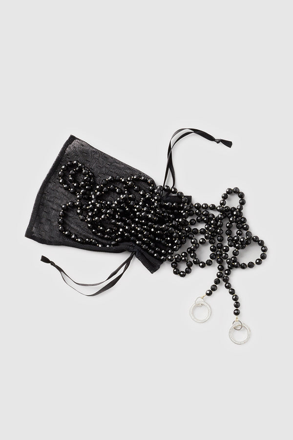 Kiki De Montparnasse Faceted Onyx Restraints