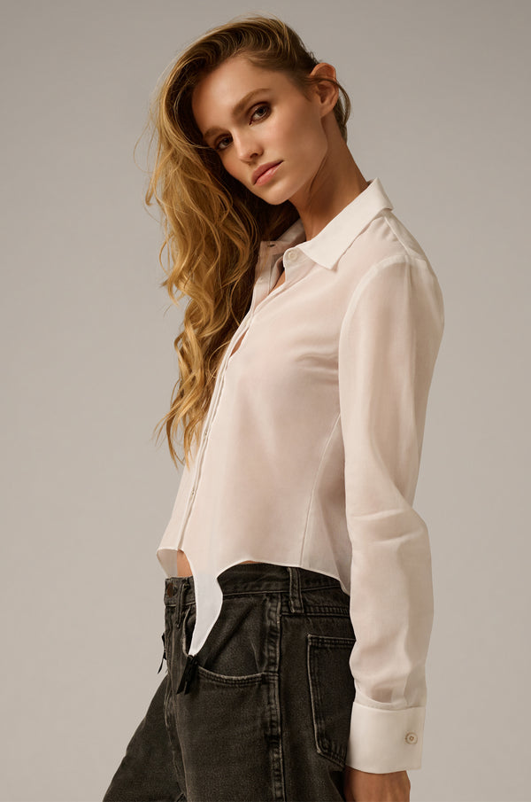 Kiki De Montparnasse Garter Shirt White