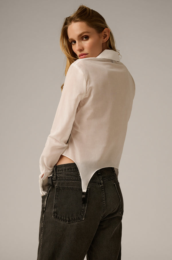 Kiki De Montparnasse Garter Shirt White