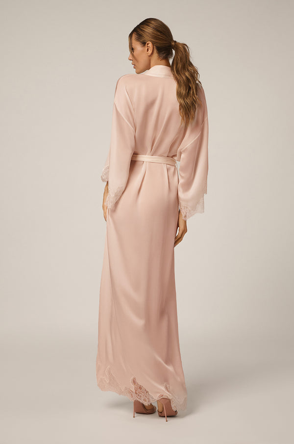 Kiki De Montparnasse Giselle Long Robe Blush/sucre