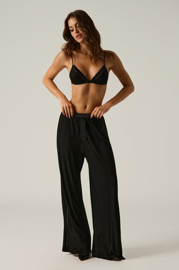 Kiki De Montparnasse Intime Boxer Pant Black