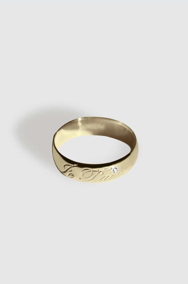 kiki de montparnasse je taime ring - gold gold