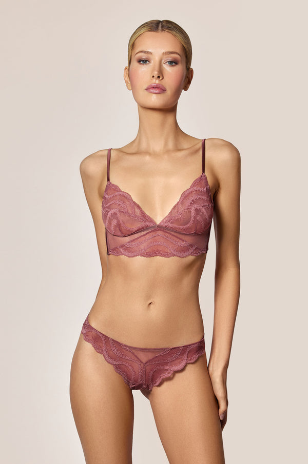 Kiki De Montparnasse Leche Moi Thong Rose Fauvee