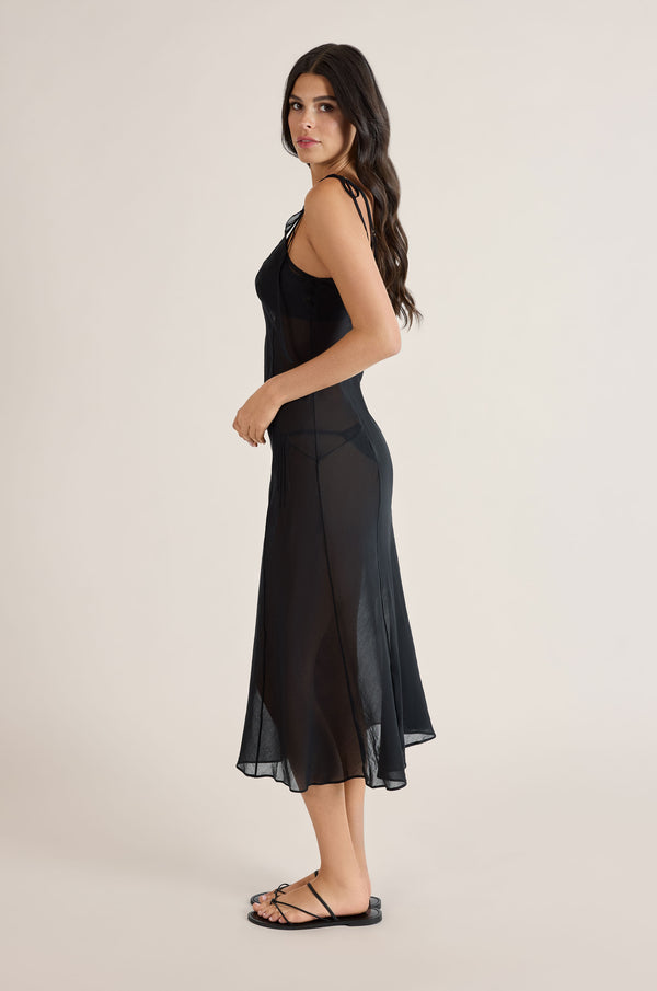 Kiki De Montparnasse Pintuck Dress Black