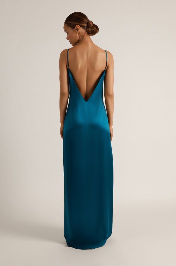 Kiki De Montparnasse Soie V-back Slip Gown La Mer