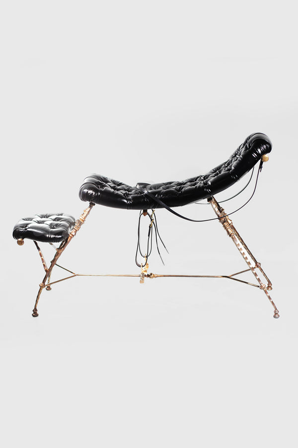 Kiki De Montparnasse Kikidm Tufted Boudoir Chaise Black