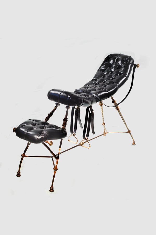 kiki de montparnasse kikidm tufted boudoir chaise black