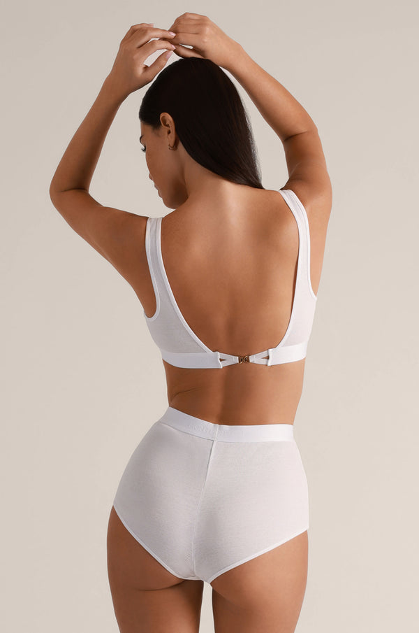 Kiki De Montparnasse Le Boy High Waisted Panty Ivory