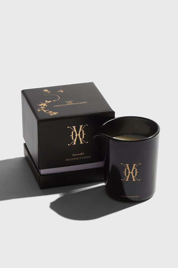 kiki de montparnasse massage oil candle lavender no. 5 - large lavender