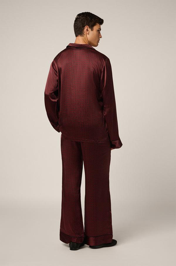 Kiki De Montparnasse Moi Et Toi Unisex Tie Up Pant Moi Et Toi Black/red