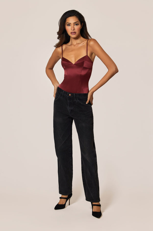 kiki de montparnasse tous les jours bodysuit brick dust