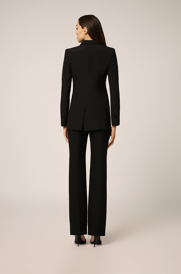 Kiki De Montparnasse Tuxedo Double Breasted Blazer Black