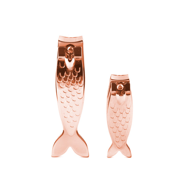 Kikkerland Copper Big Fish Little Fish Nail Clippers Set