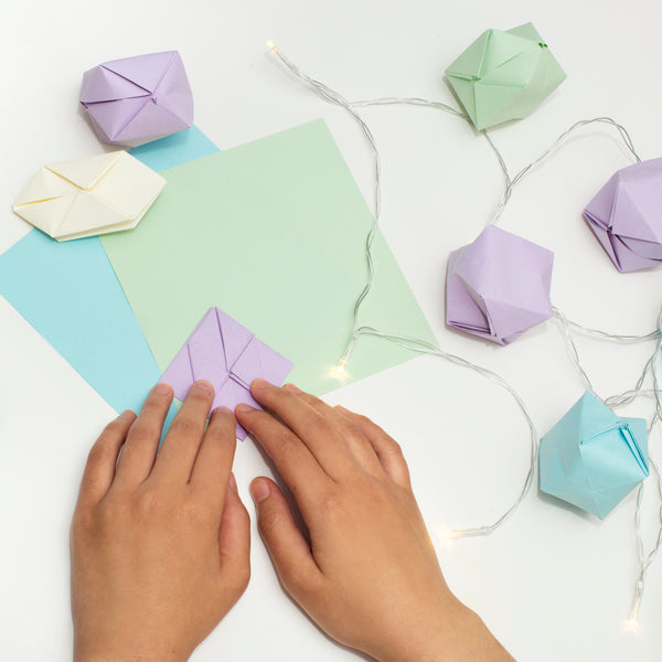 Kikkerland Crafter's Make Your Own Origami String Lights
