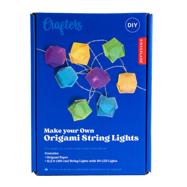 kikkerland Crafter's Make Your Own Origami String Lights