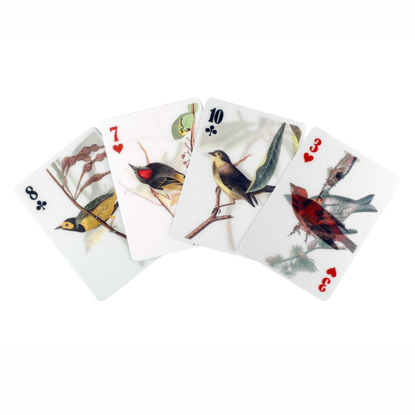 kikkerland 3-D Bird playing cards
