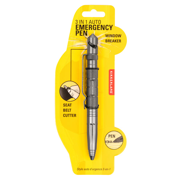 Kikkerland 3-In-1 Auto Emergency Pen