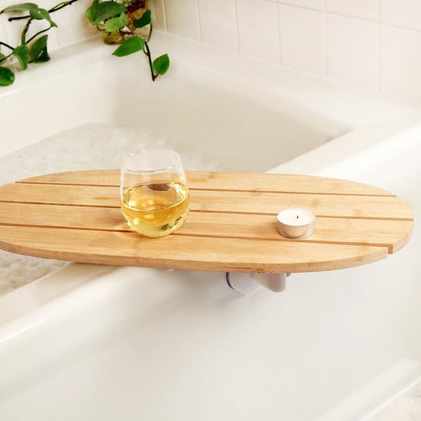 Kikkerland Bamboo Bath Caddy