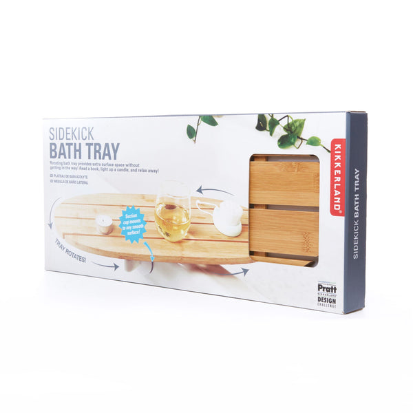 Kikkerland Bamboo Bath Caddy