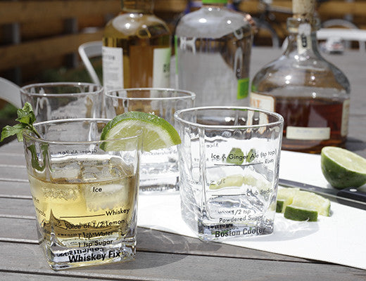 Kikkerland Bartending Glasses