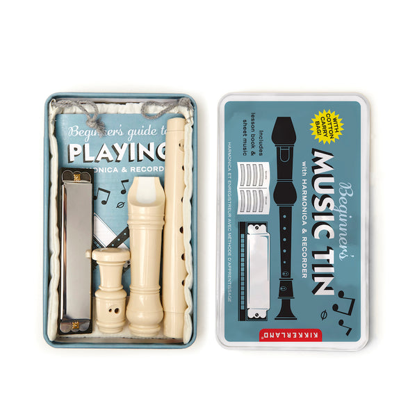 kikkerland Beginner's Music Tin