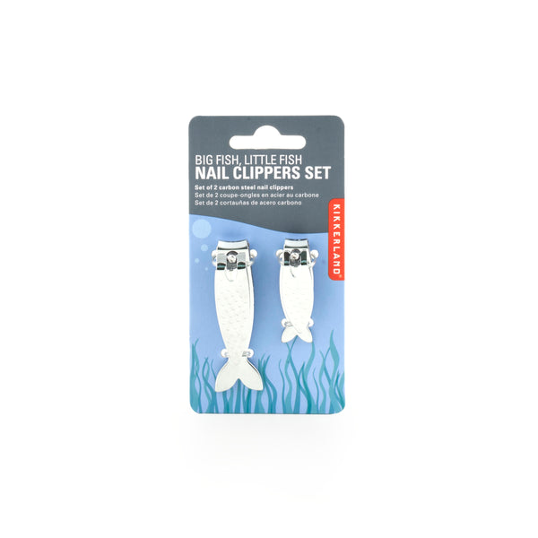 Kikkerland Big Fish Little Fish Nail Clippers Set