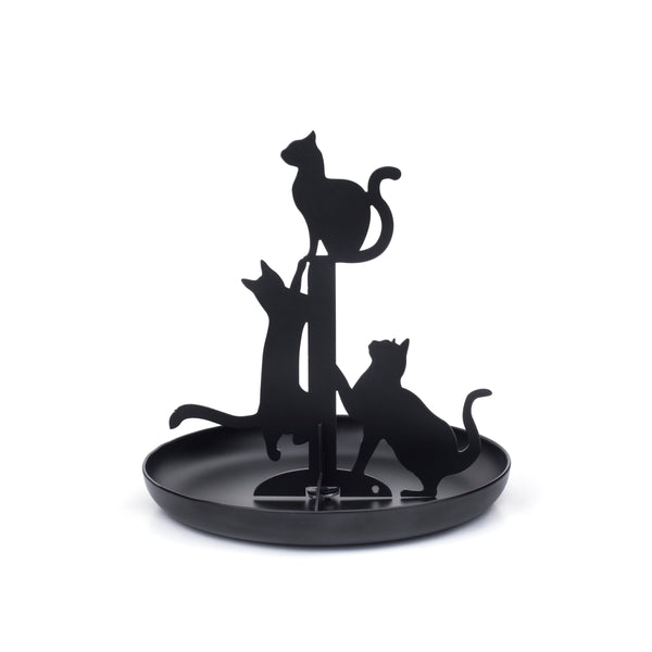 kikkerland Black Cats Jewelry Holder
