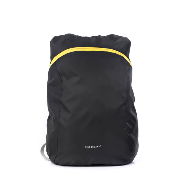 kikkerland Black Compact Backpack