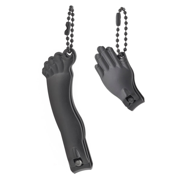 kikkerland Black Hand & Foot Nail Clipper Set