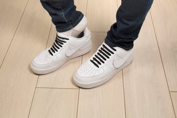 Kikkerland Black No-Tie Shoe Bands