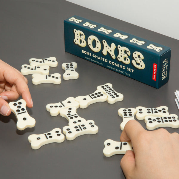Kikkerland Bones Domino Set