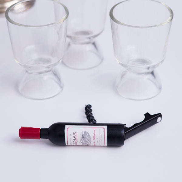Kikkerland Bordeaux Magnetic Corkscrew