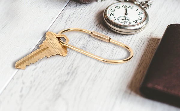 Kikkerland Brass Keyring