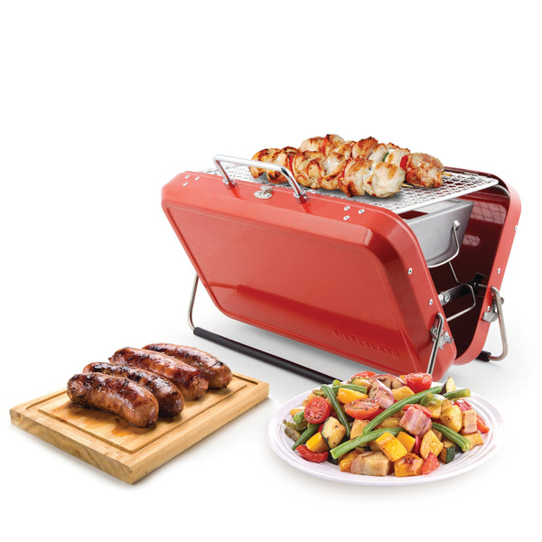 Kikkerland Briefcase BBQ Red