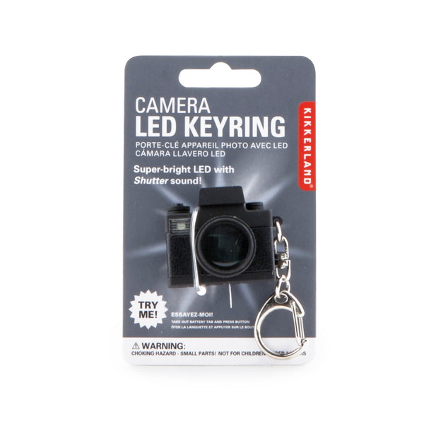 Kikkerland Camera LED & Sound Keychain
