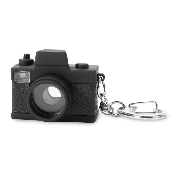 kikkerland Camera LED & Sound Keychain