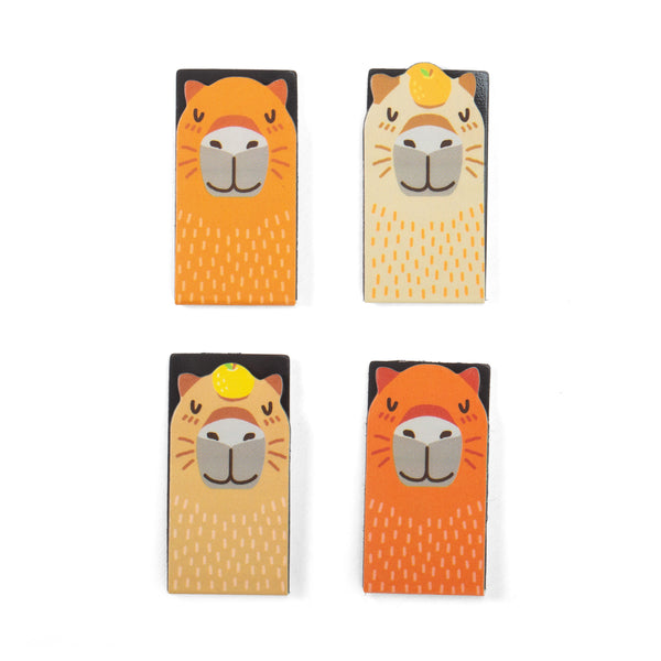 kikkerland Capybara Magnetic Bookmarks