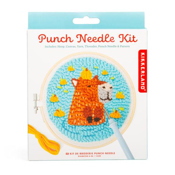 Kikkerland Capybara Punch Needle