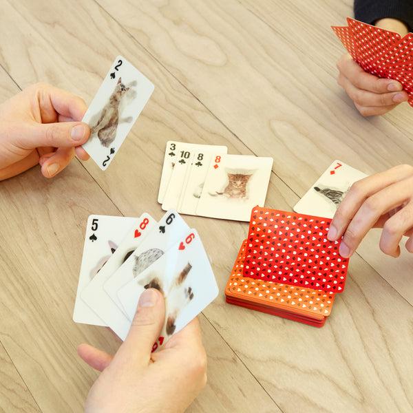 Kikkerland Cat 3D Playing Cards